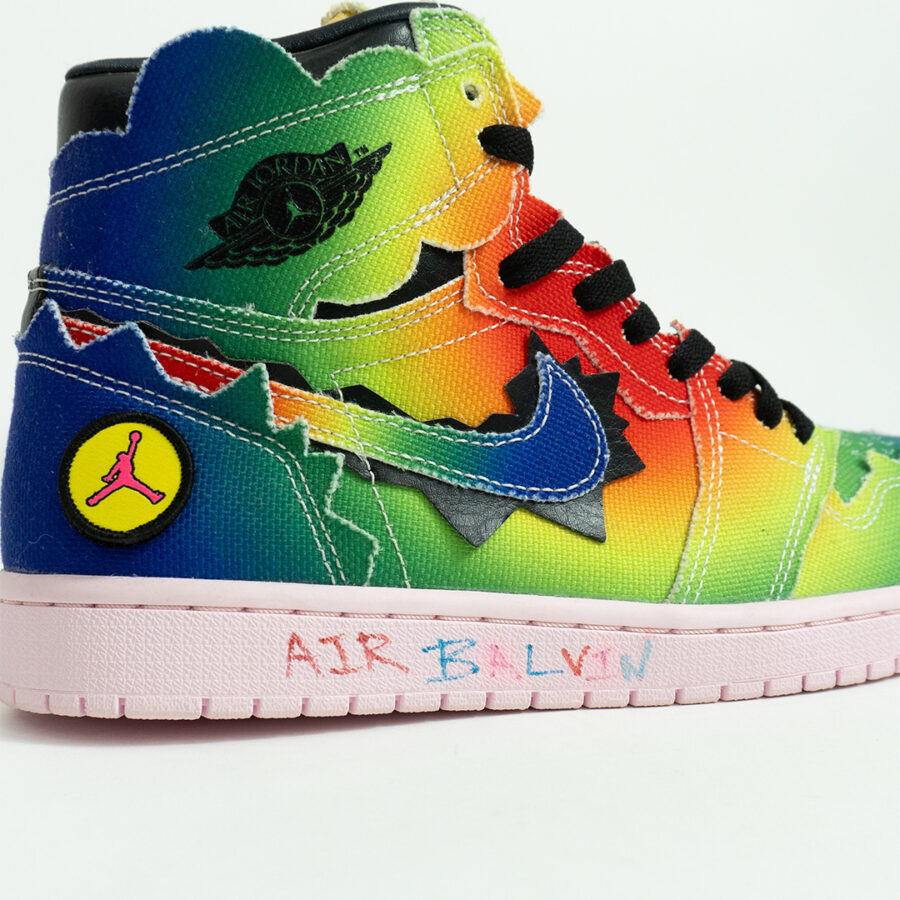 JORDAN 1 AIR BALVIN FIRMADO COLORS