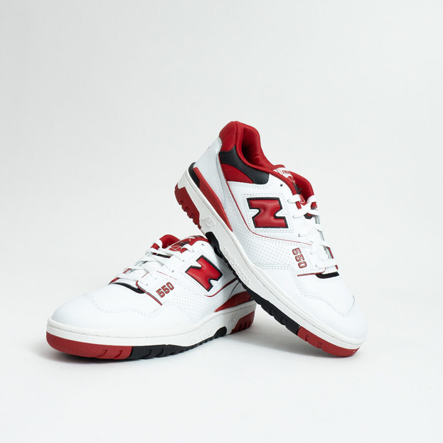 NEW BALANCE 550 WHITE RED