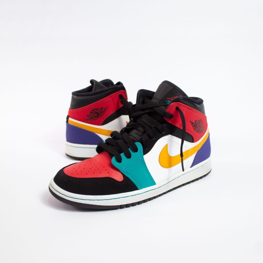 JORDAN 1 MID MULTICOLOR 10 US