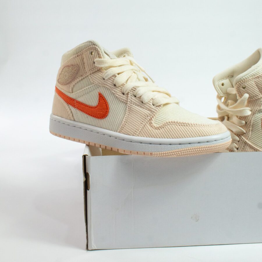 JORDAN 1 MID CORDUROY SAIL 5.0 W US