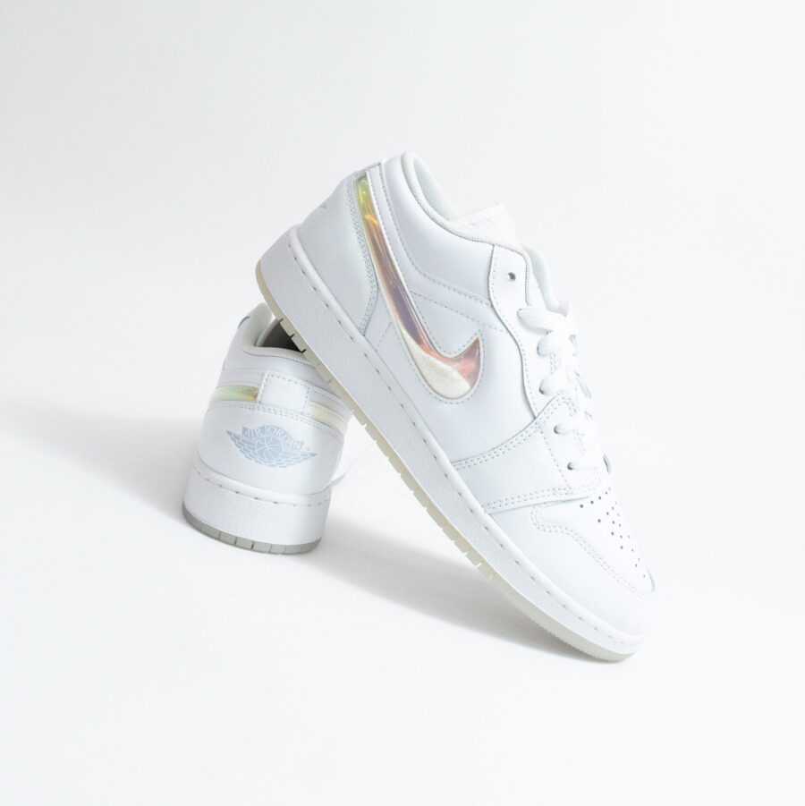 JORDAN 1 LOW GLITTER SWOOSH