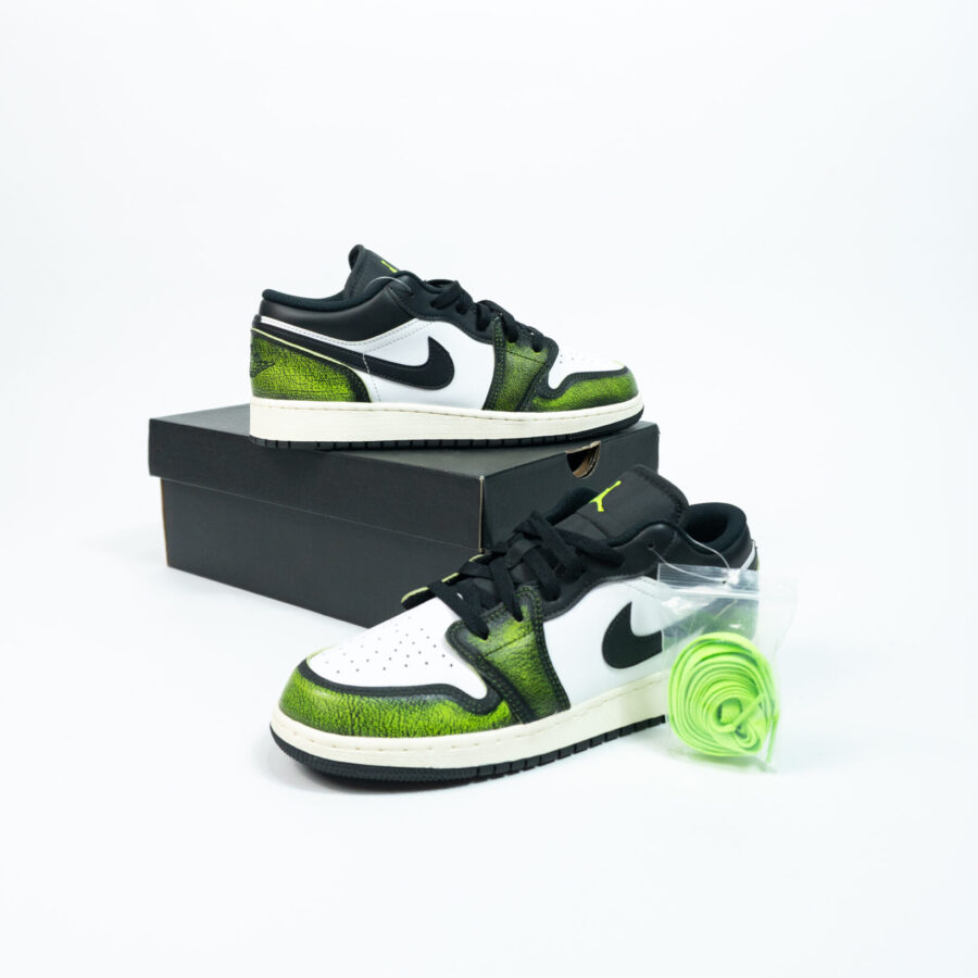 JORDAN 1 LOW AWAY WEAR ELECTRIC GREEN