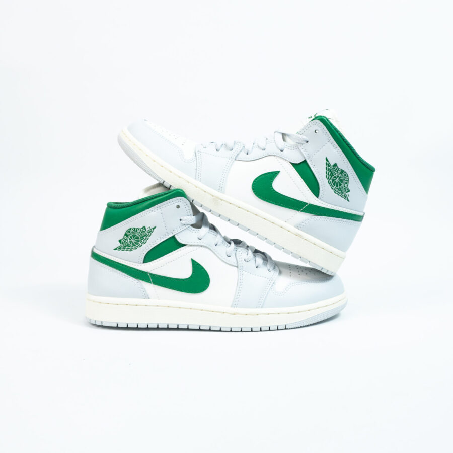 JORDAN 1 MID SMOKE PINE GREEN