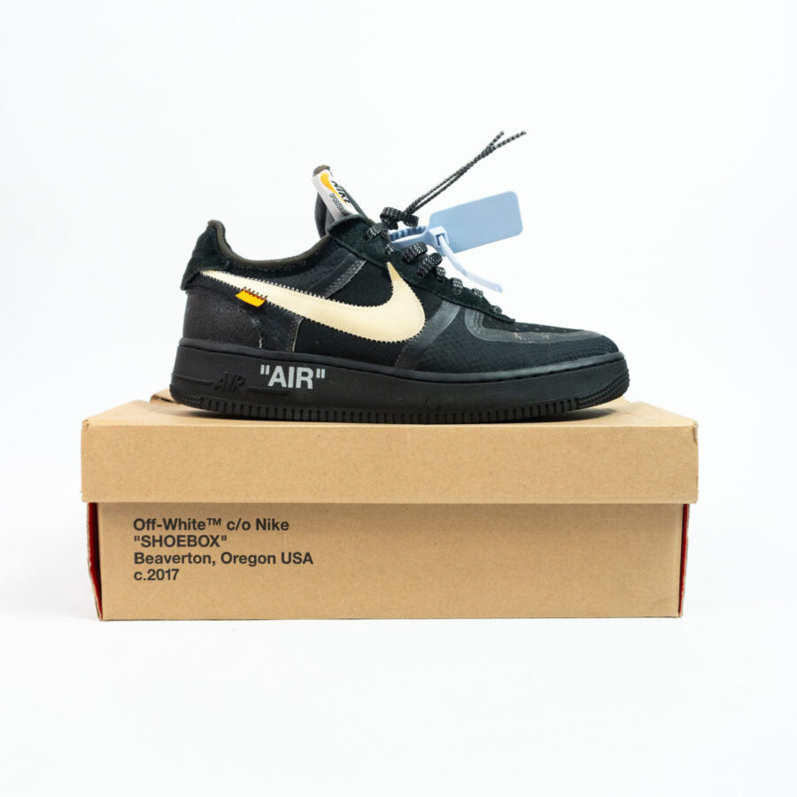 AIR FORCE 1 OFF WHITE BLACK 9.5 US