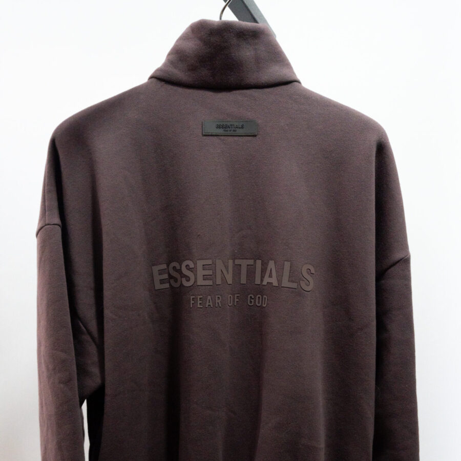 ESSENTIALS PLUM FULL ZIP JACKET
