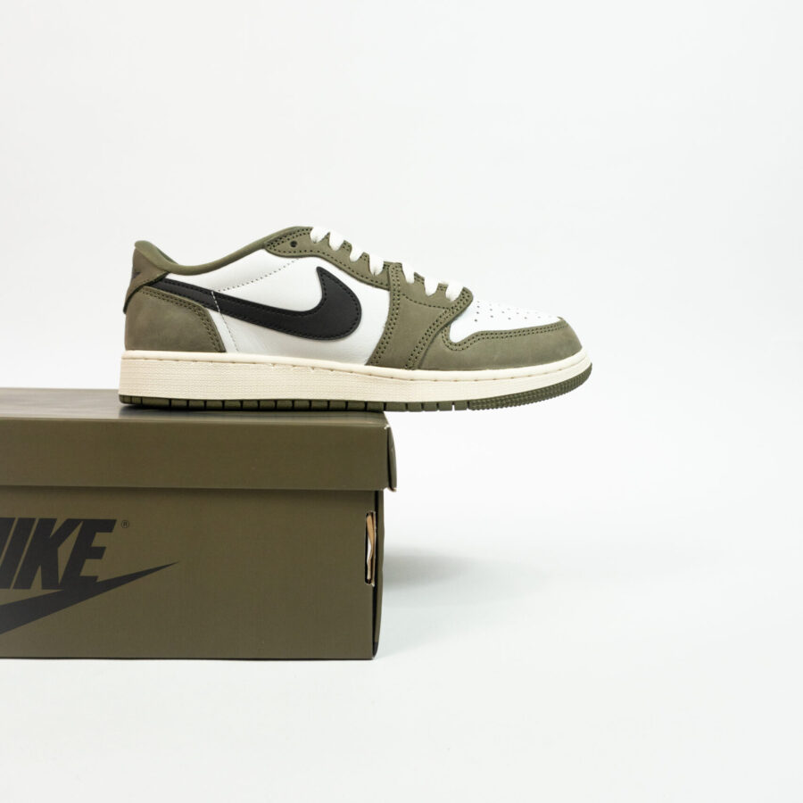 JORDAN 1 LOW MEDIUM OLIVE
