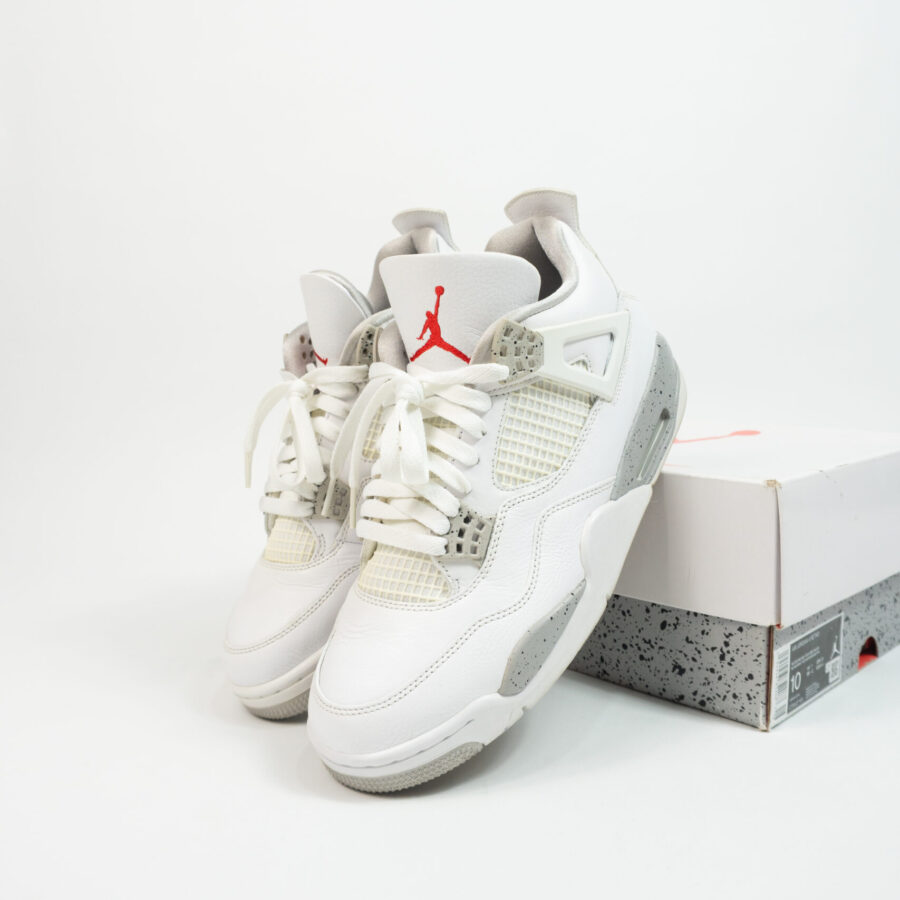 JORDAN 4 WHITE OREO 10 US