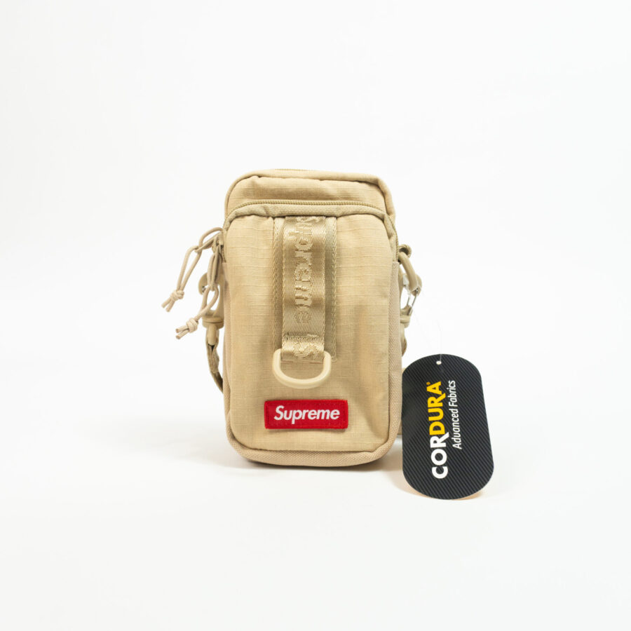 SUPREME SHOULDER  BAG TAN