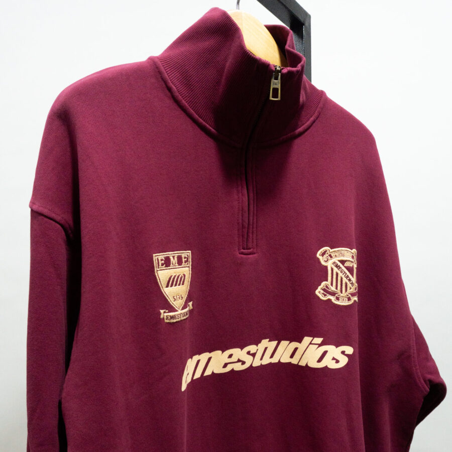 EME STUDIOS BURGUNDY FLEECE