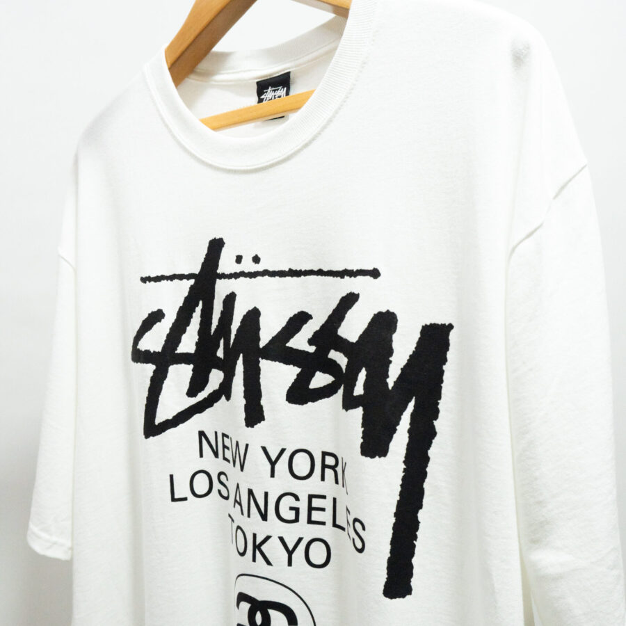 STUSSY WHITE TEE